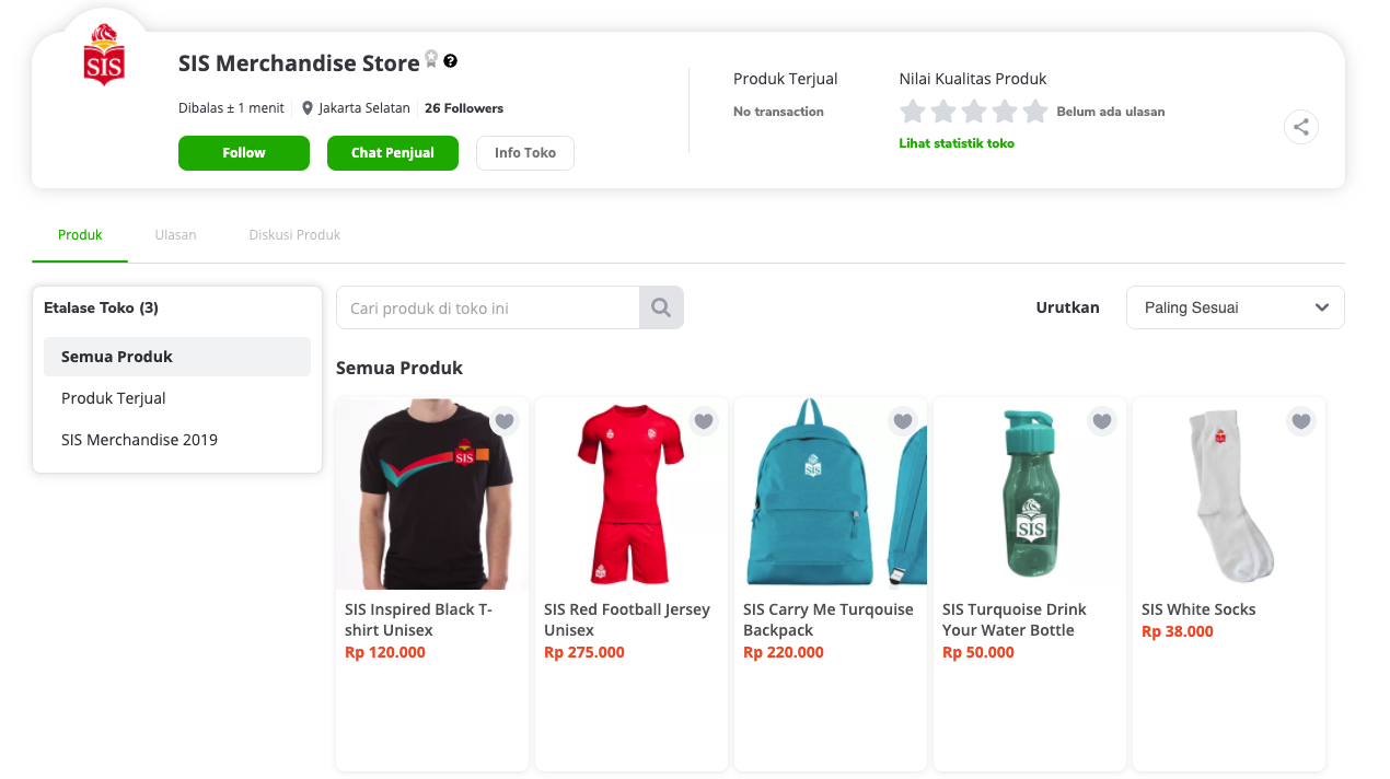 SIS Tokopedia