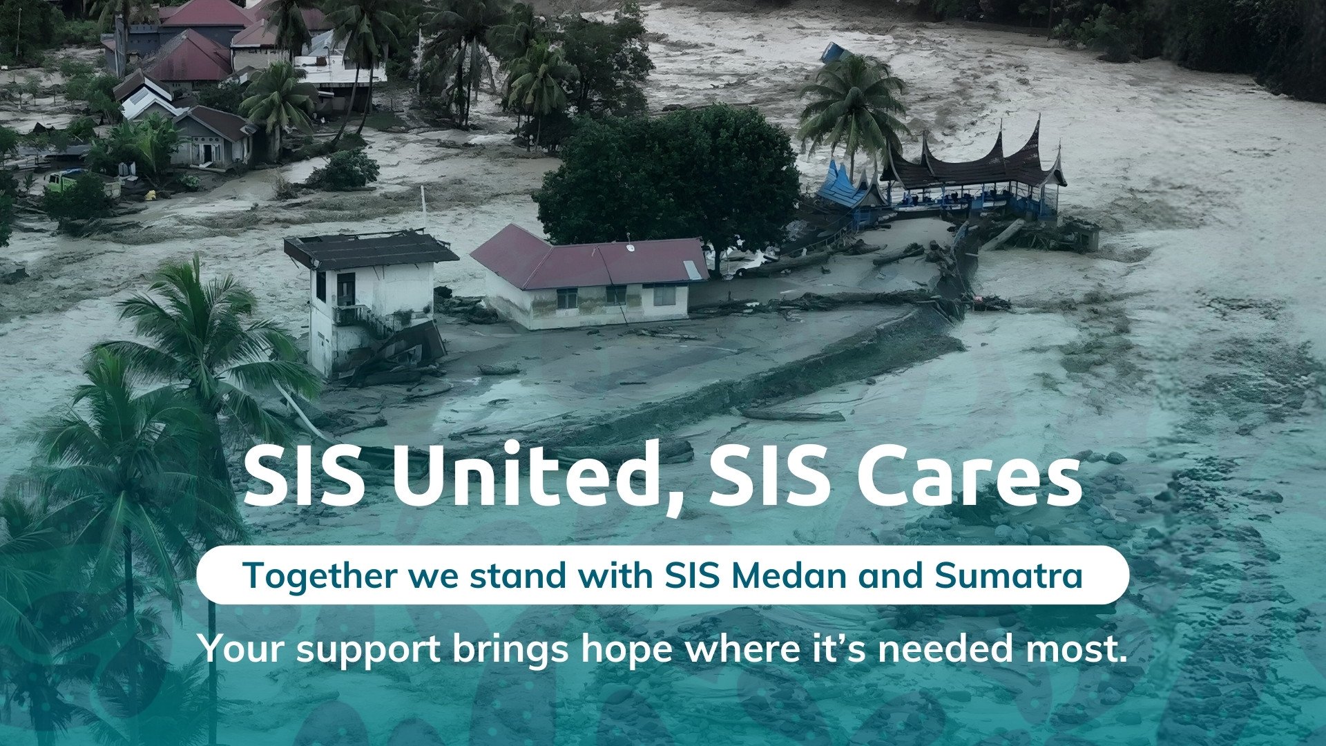 SIS cares sumatra donasi