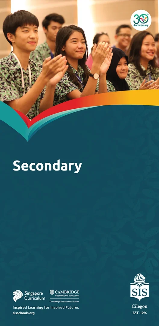 sis cilegon secondary school brochure