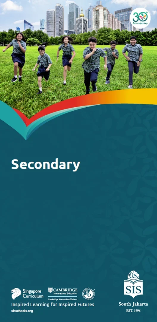 sis south jakarta secondary school brochure