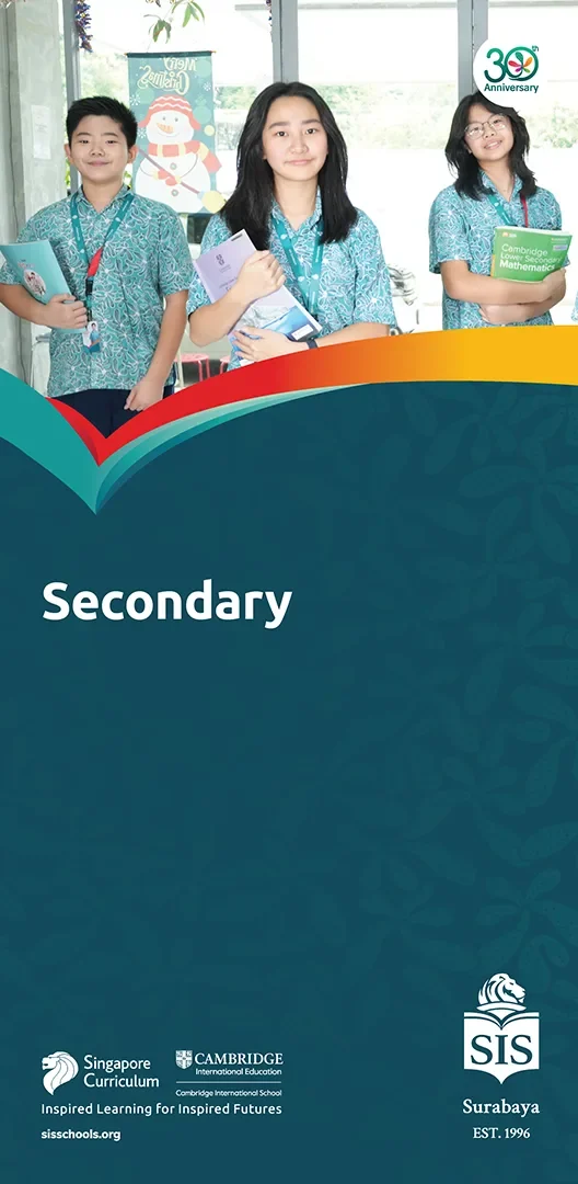 sis surabaya secondary school brochure